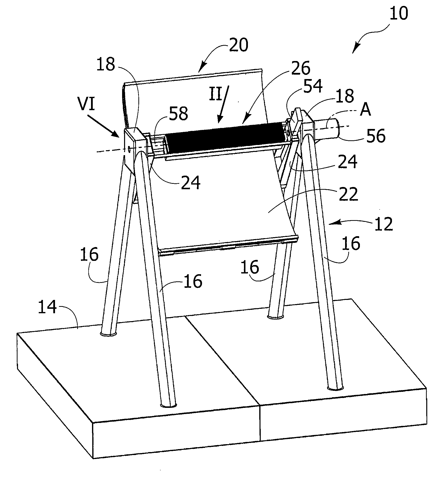 Solar receiver for a solar concentrator with a linear focus