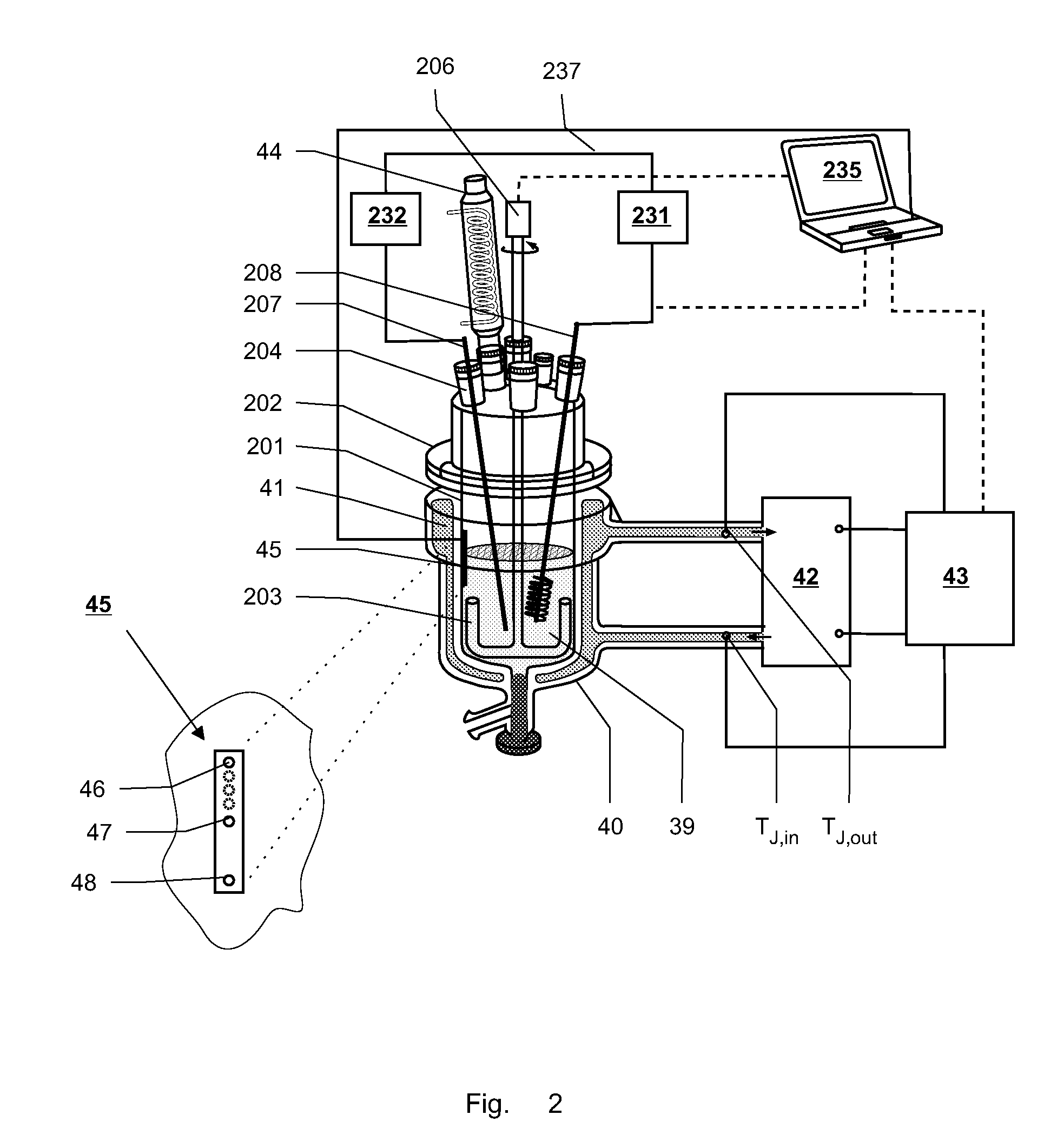 Method and device for determining specific heat capacity