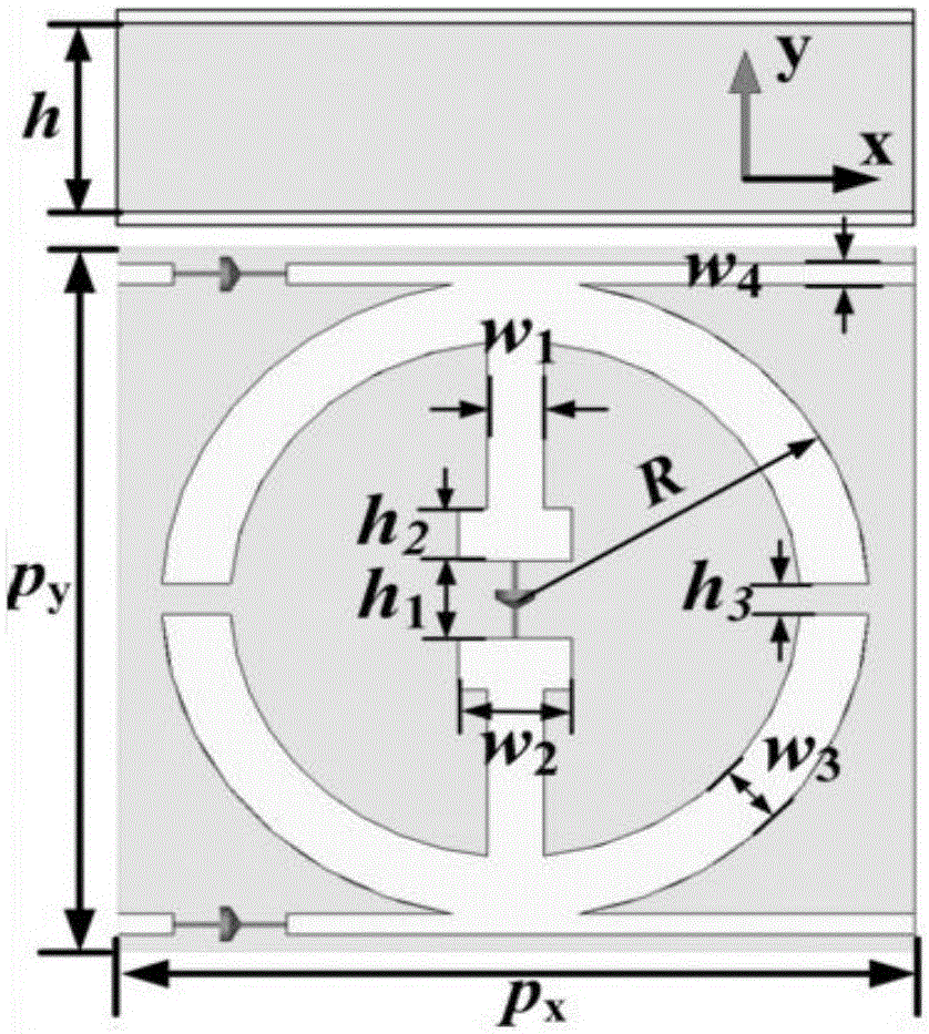 Circularly-polarized tuning modulator based on tunable metasurface and design method thereof