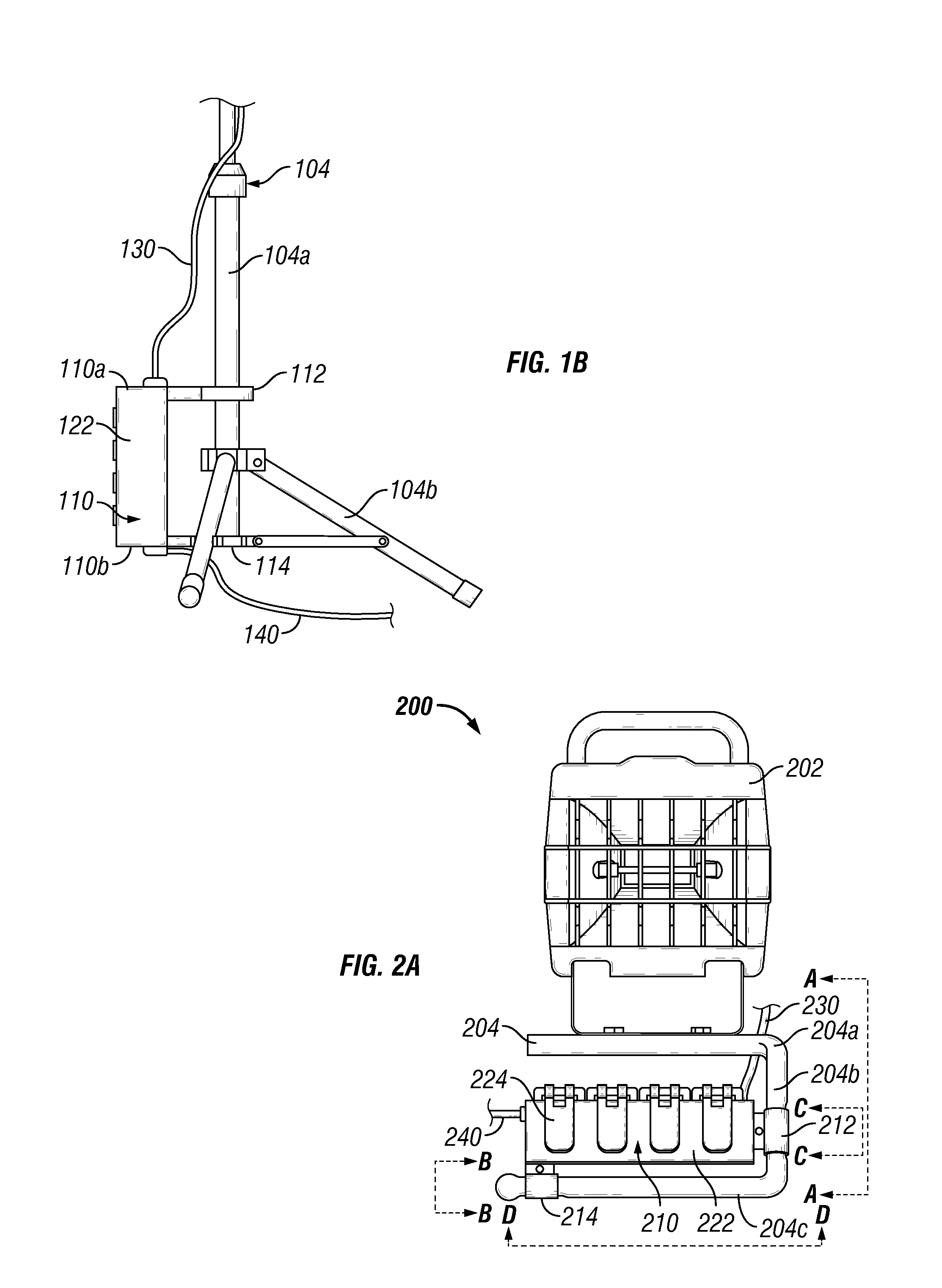 Methods And Apparatus For Enhancing Portable Worklight Features