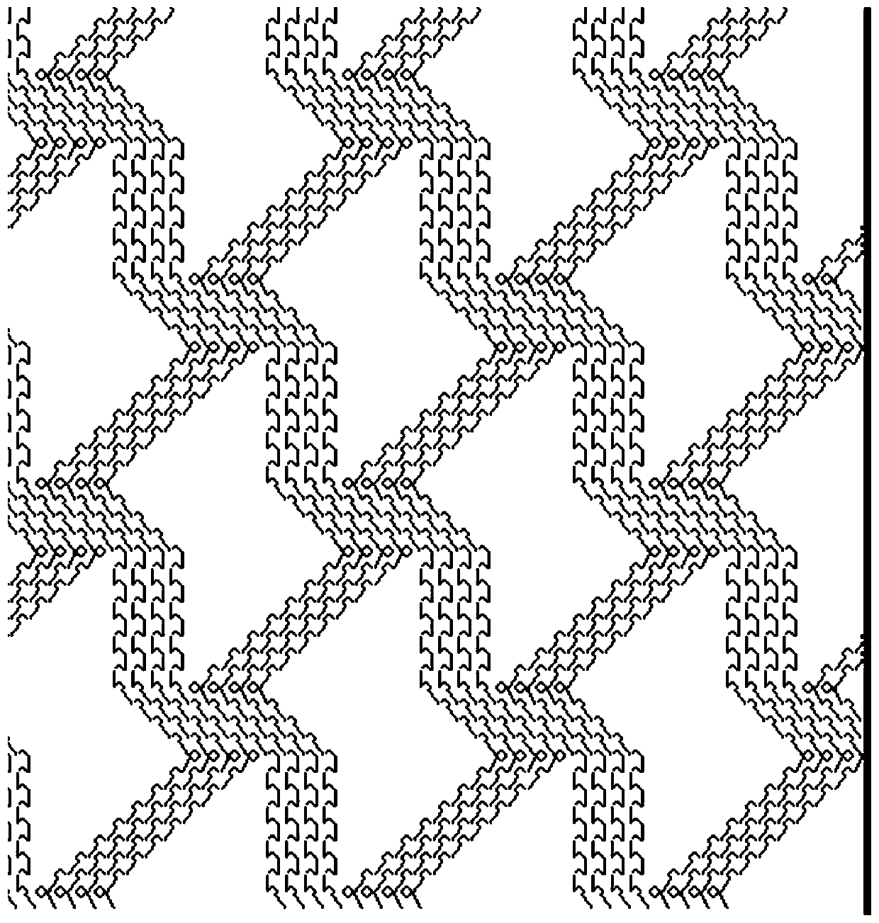 A method of making imitation heat-pressed three-dimensional fabric
