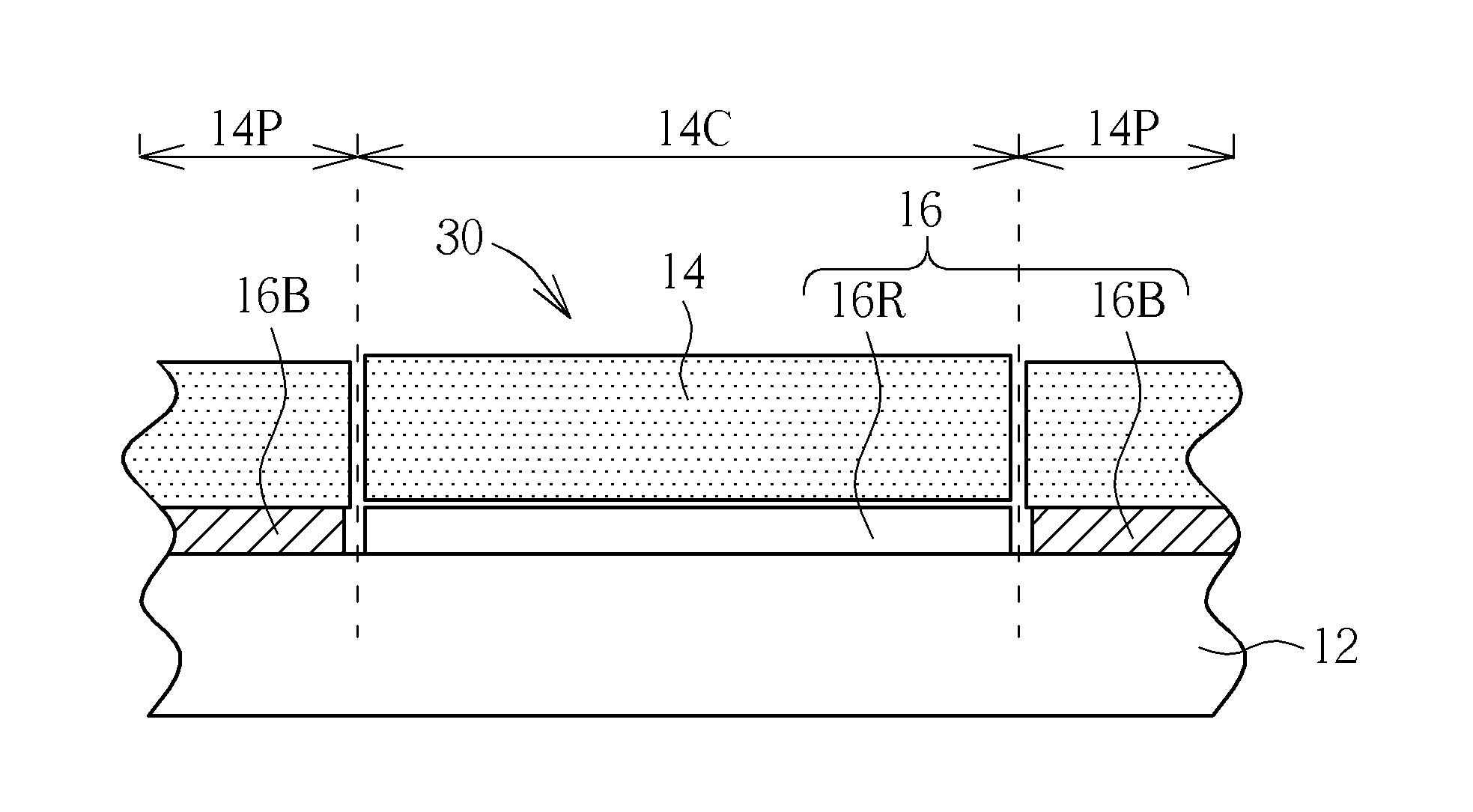 Flexible substrate structure and method of fabricating the same