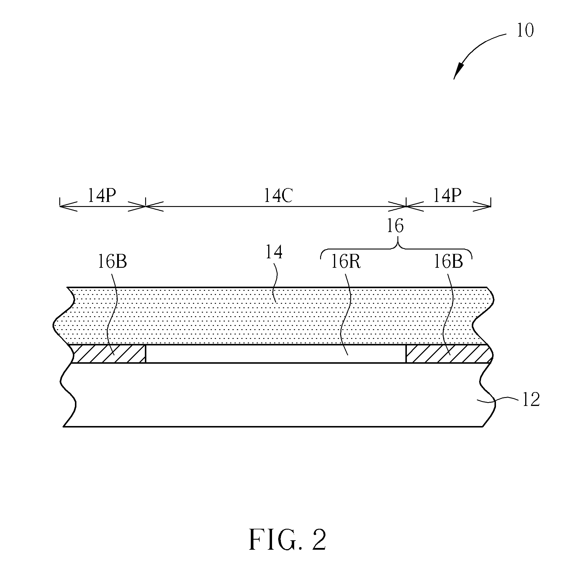 Flexible substrate structure and method of fabricating the same