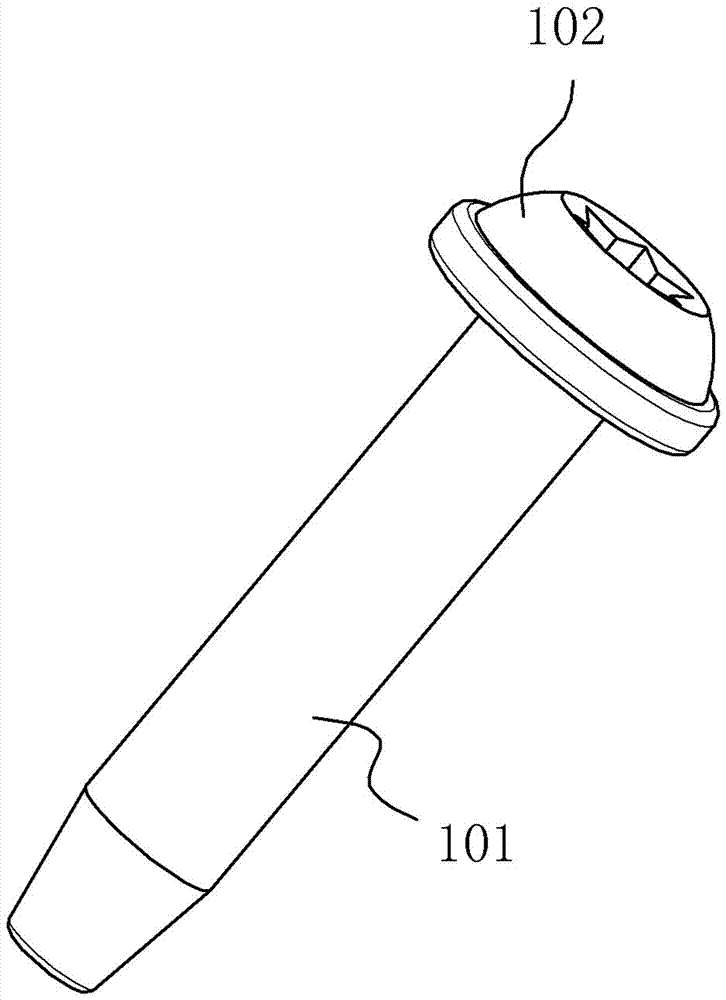 A screw structure and screw driving device