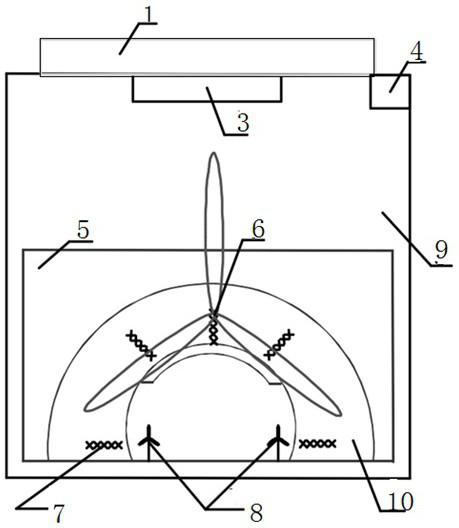 An air curtain test device and test method for high-speed railway tunnels in cold regions