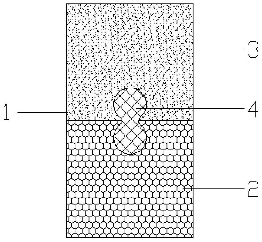 Special standard gunpowder block for firework lattice structure and preparation method thereof