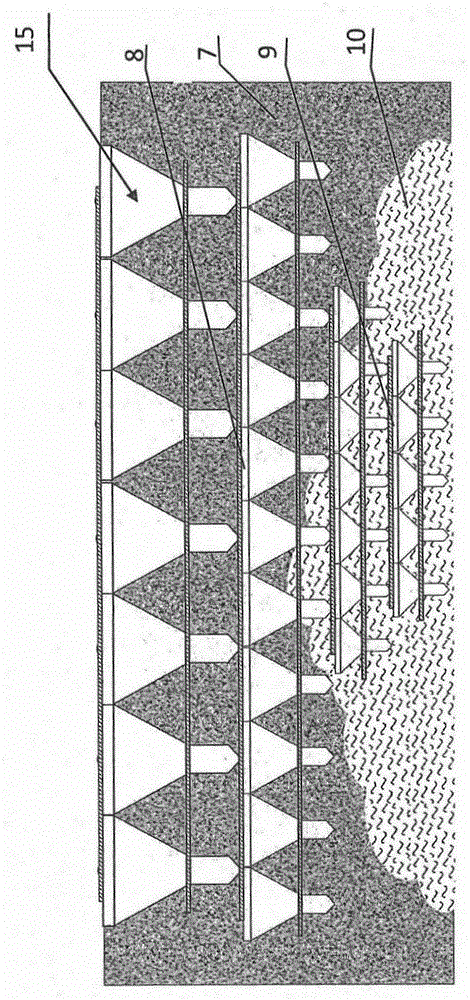 A dynamic construction method of a structure for improving the bearing capacity of the foundation