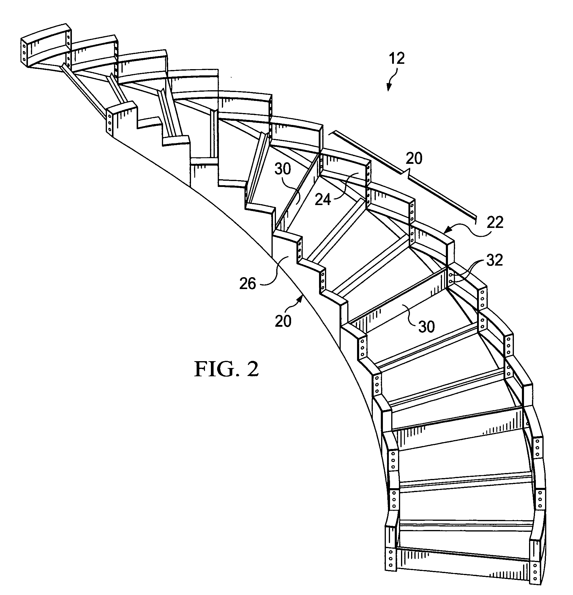 Modular staircase system