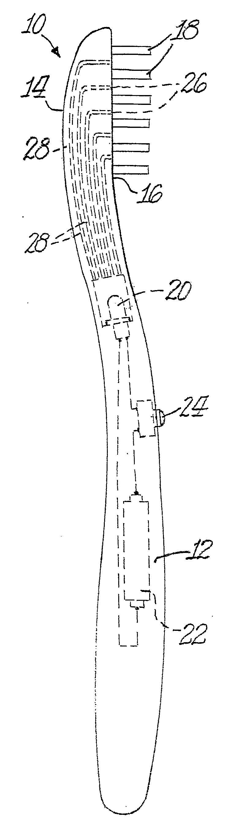 Light-based toothbrush