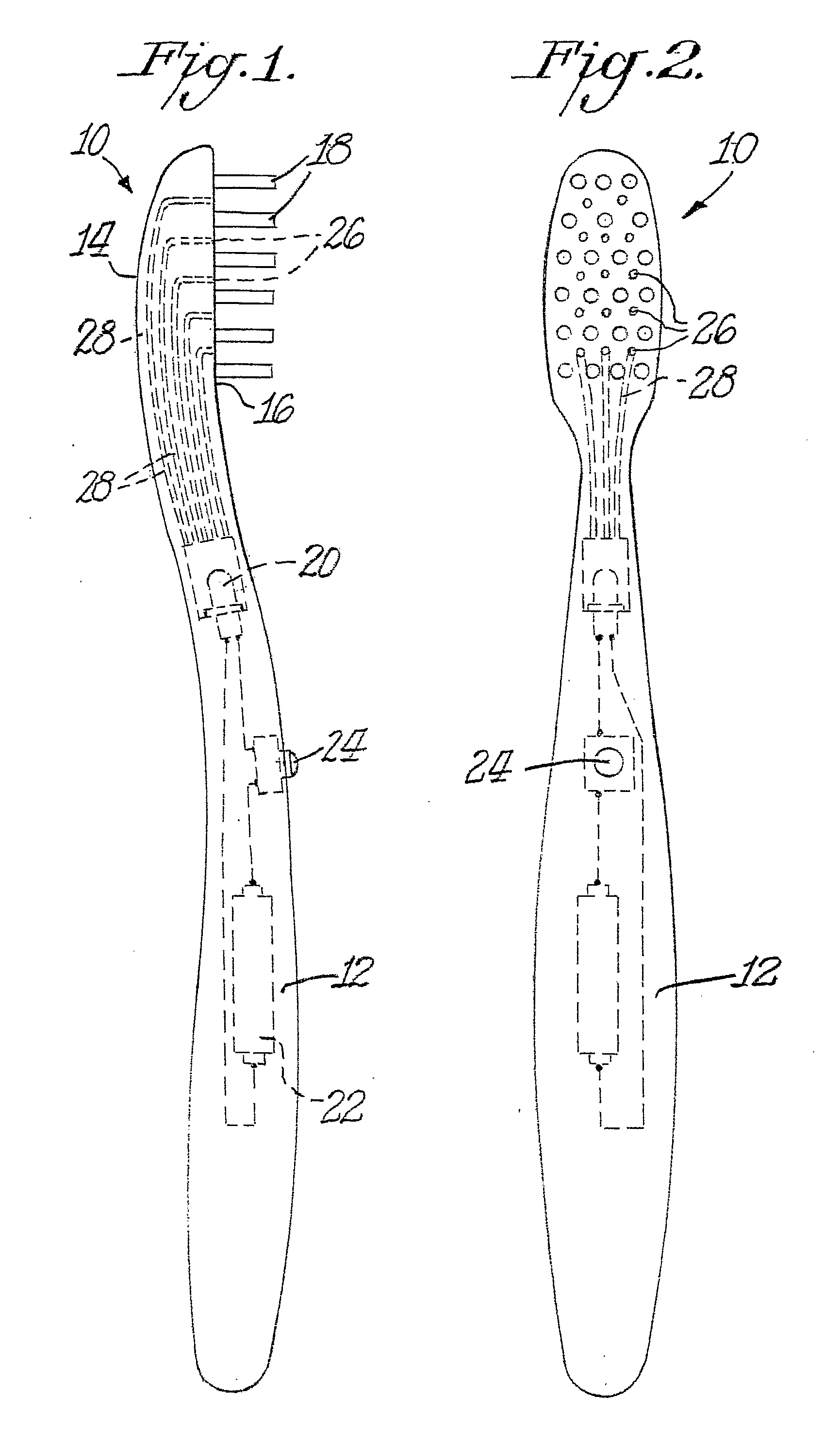 Light-based toothbrush