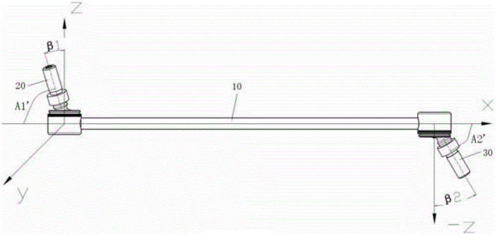 Stabilizer bar connecting rod and manufacturing method thereof and vehicle