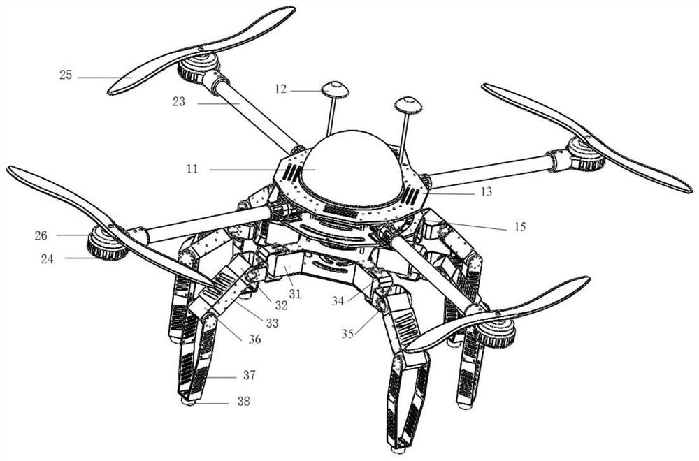 Air-ground dual-purpose hexapod robot