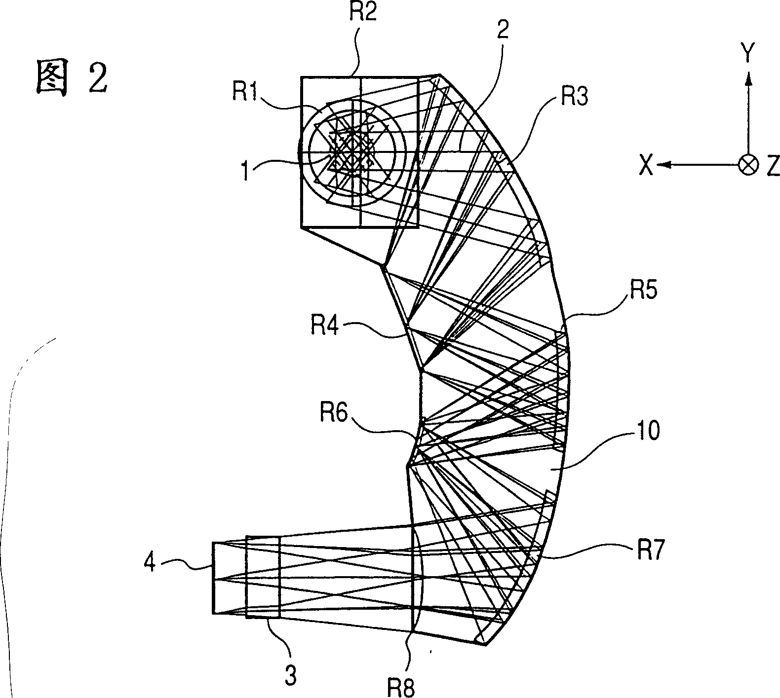 Optical system, optical element and optical device containing them