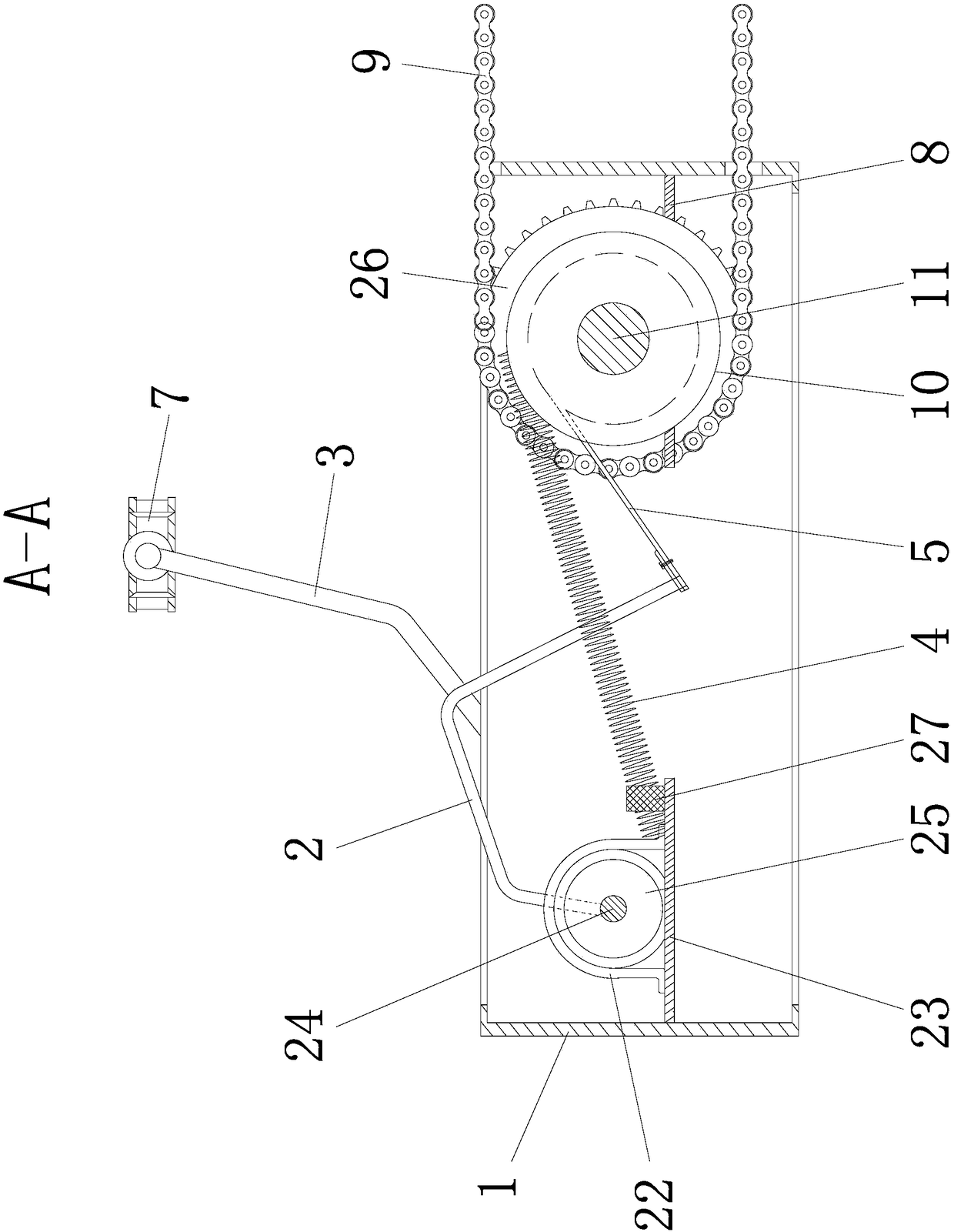 Double-flight linkage longitudinal riding lever-type driving device for bicycle