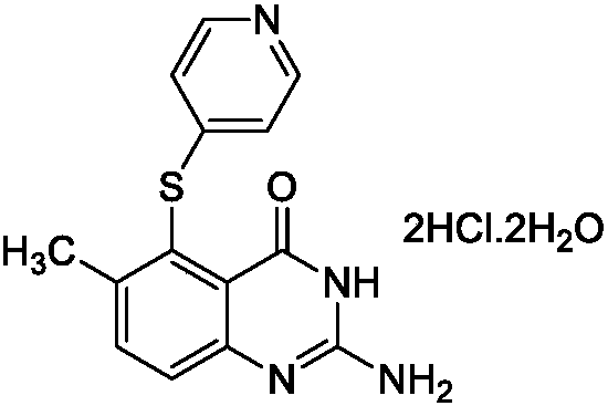 Preparation method of lolatrexex hydrochloride freeze-dried powder injection