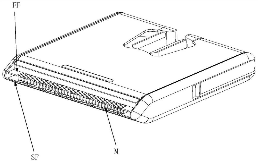 Cutter and hair trimmer with sandwich structure