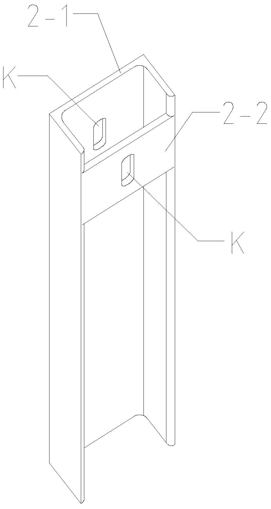 Assembling type prefabricated balcony board and balcony support connecting structure