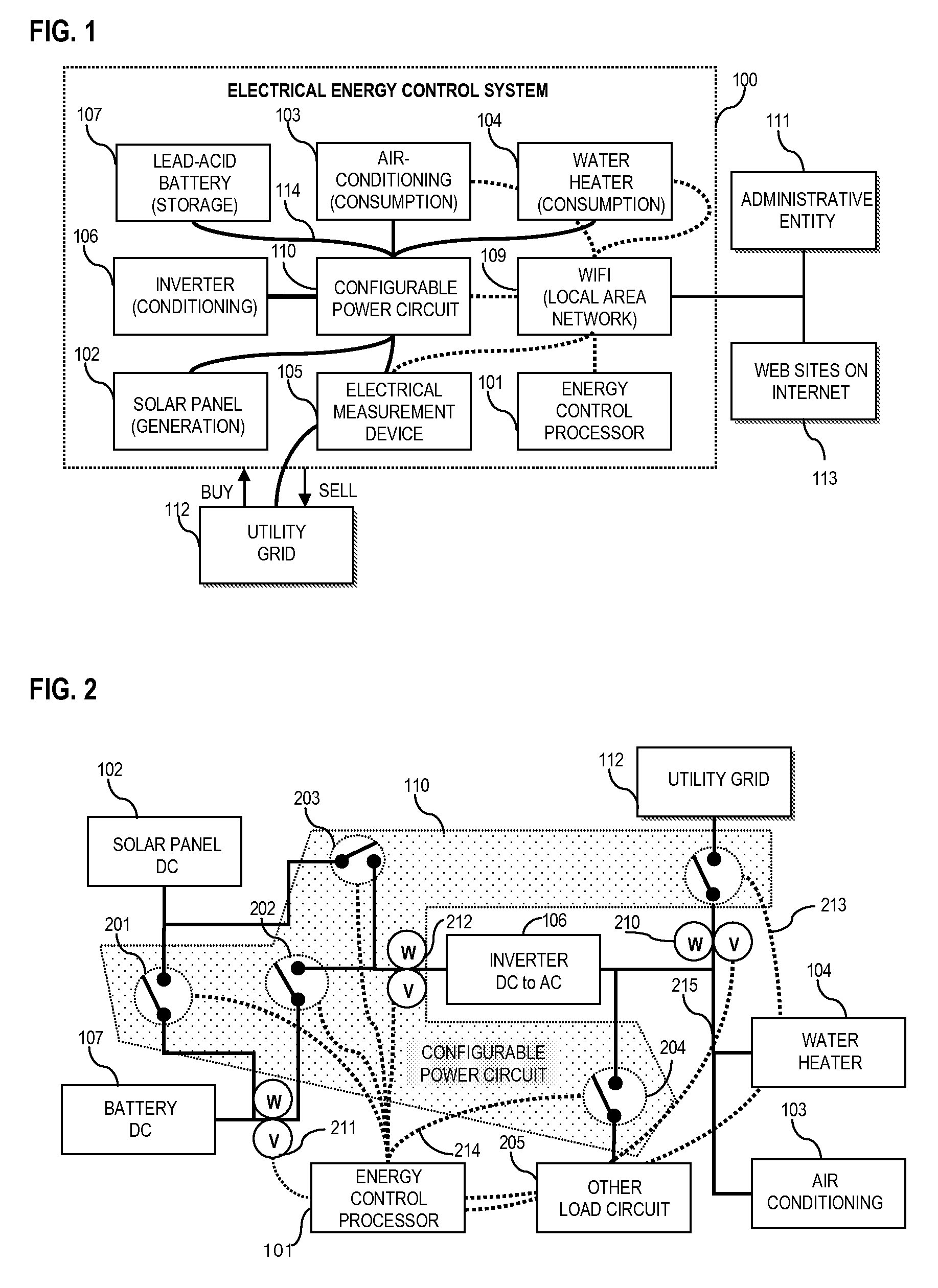 System and method for policy based control of local electrical energy generation and use