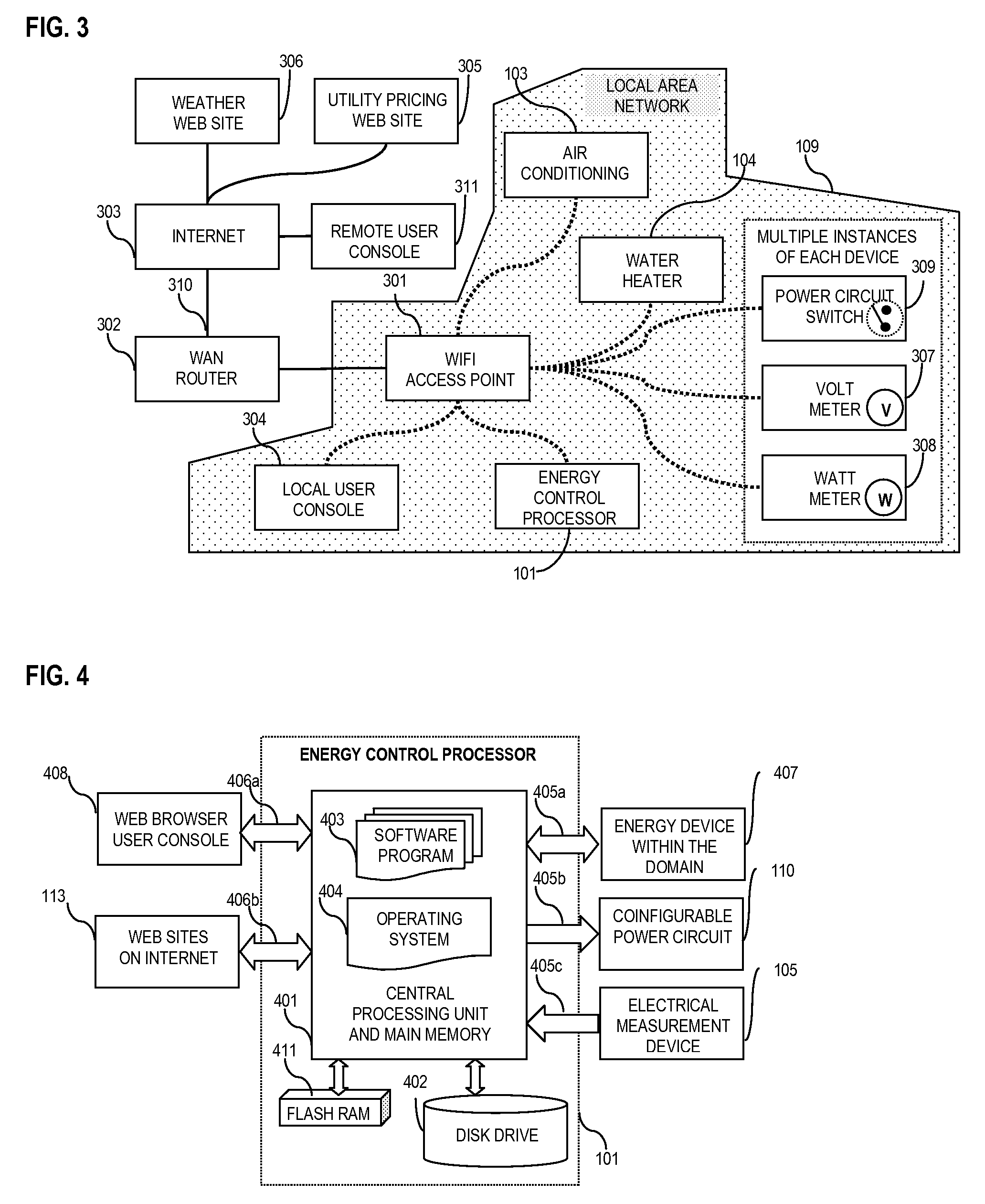 System and method for policy based control of local electrical energy generation and use
