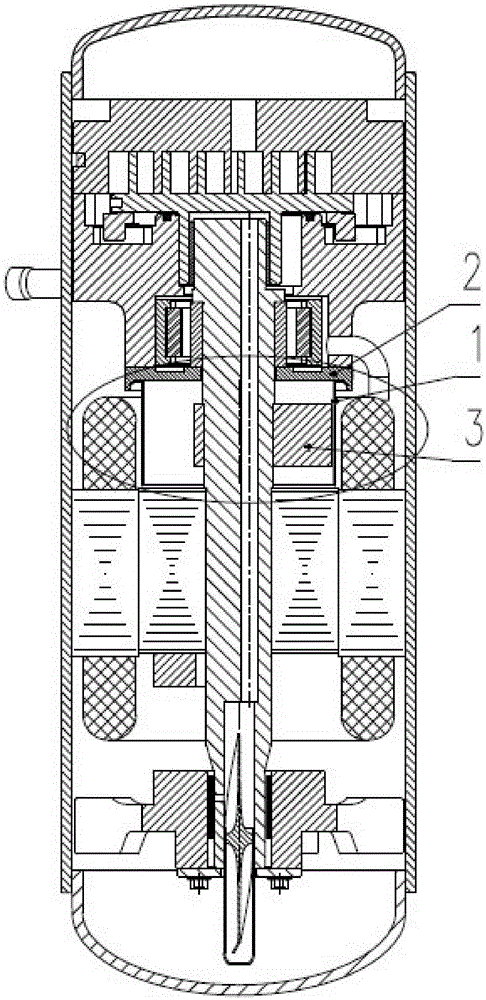 Oil-proofing cover and scroll compressor comprising same