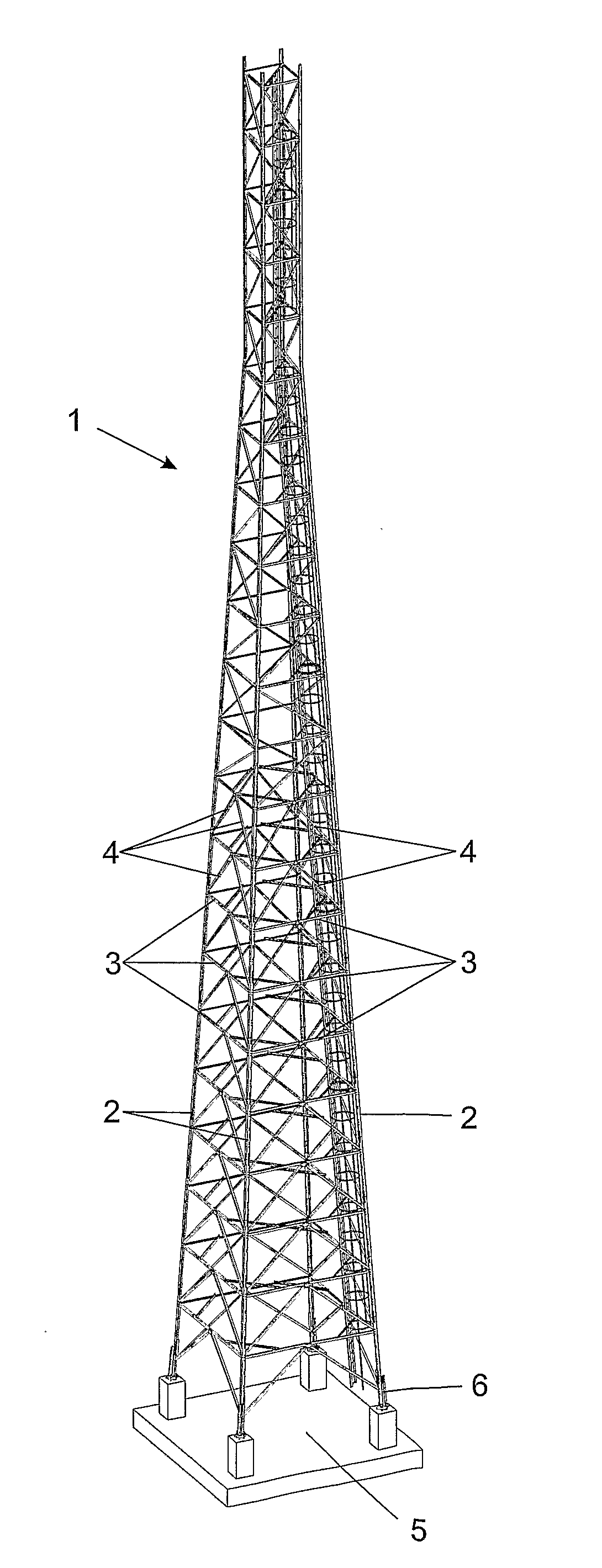 Upgradable lattice tower and components thereof