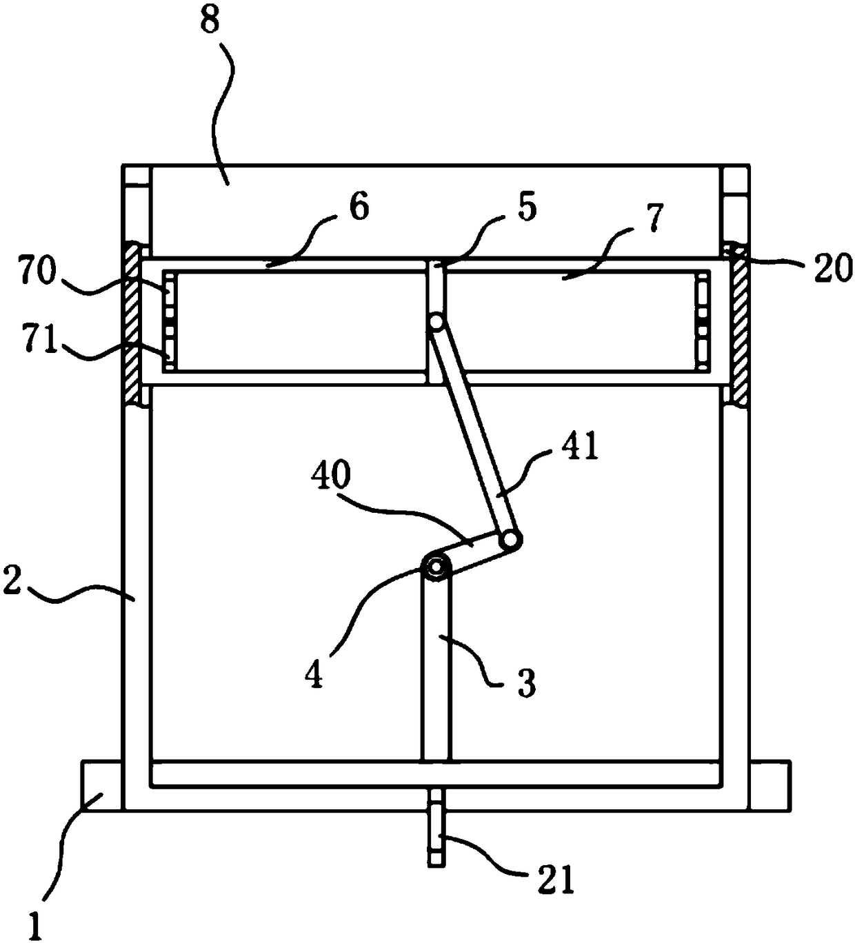 A shoe leather wrinkle removing device