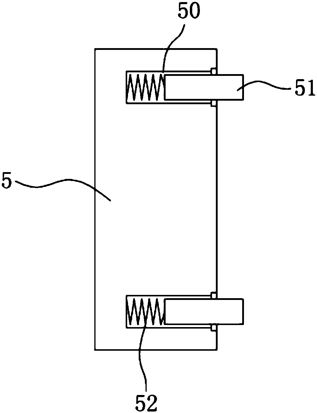 A shoe leather wrinkle removing device