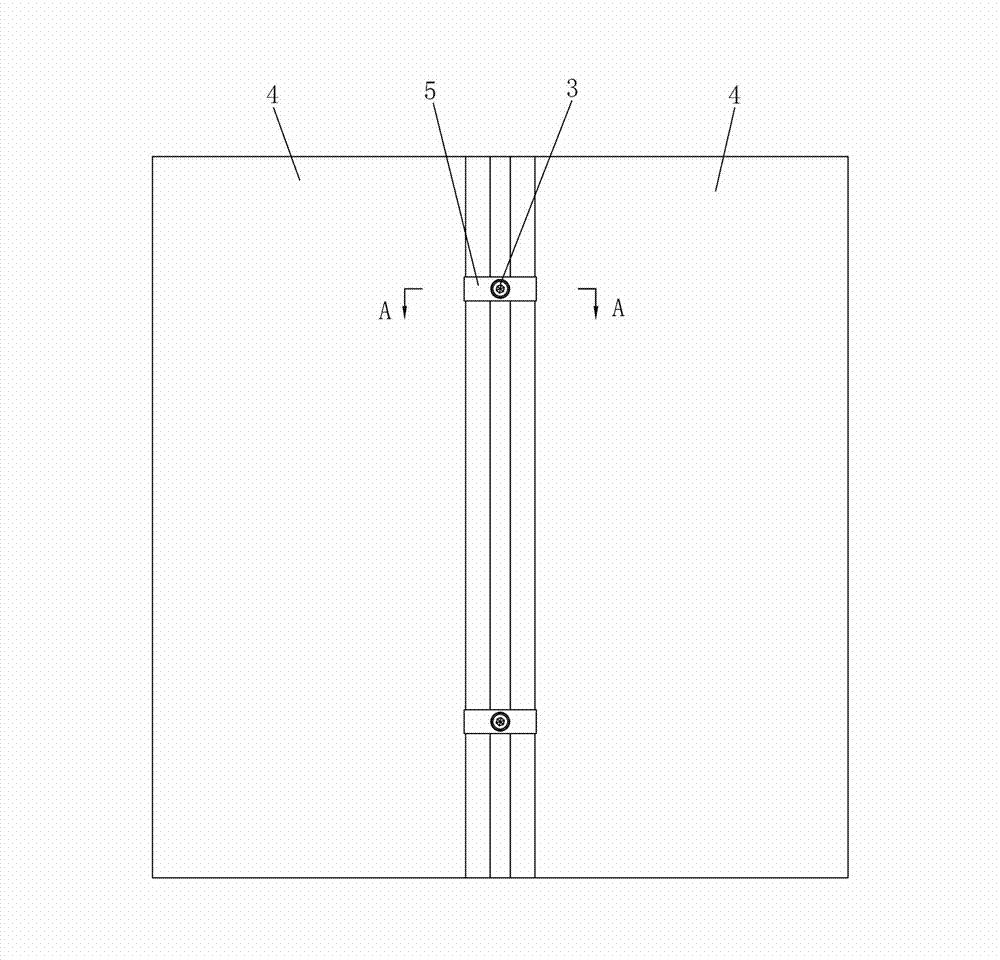 Connecting component for mounting curtain wallboard