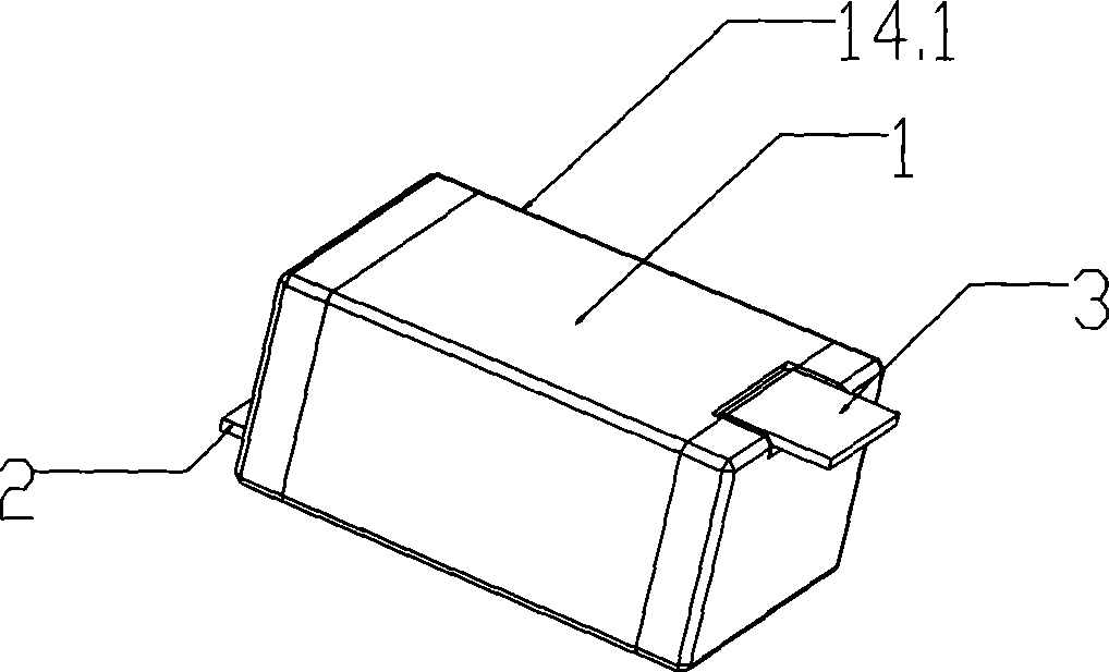 Varistor with novel short-circuit protection device