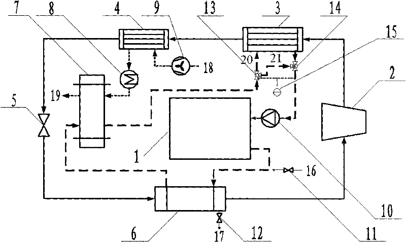 Drying device with combination of heat pump and rotating wheel