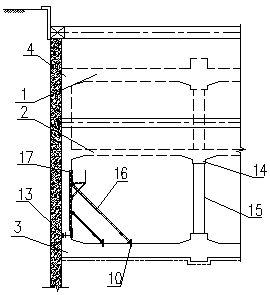 Superposed assembly type structure subway station and assembly construction method thereof