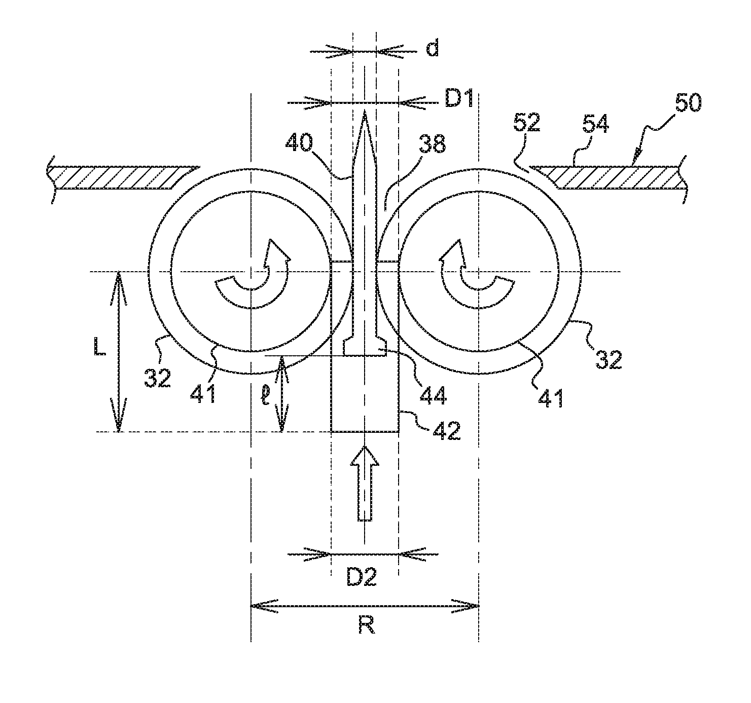 Indirect firing fastening tool, a propelling member and a fastener supporting such member for the tool, and a setting method for a fastener