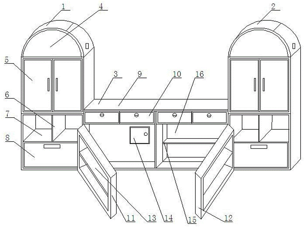 Novel cupboard