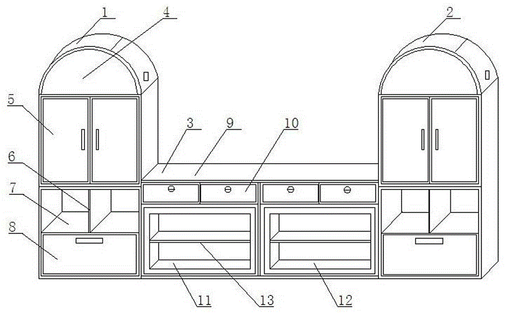 Novel cupboard