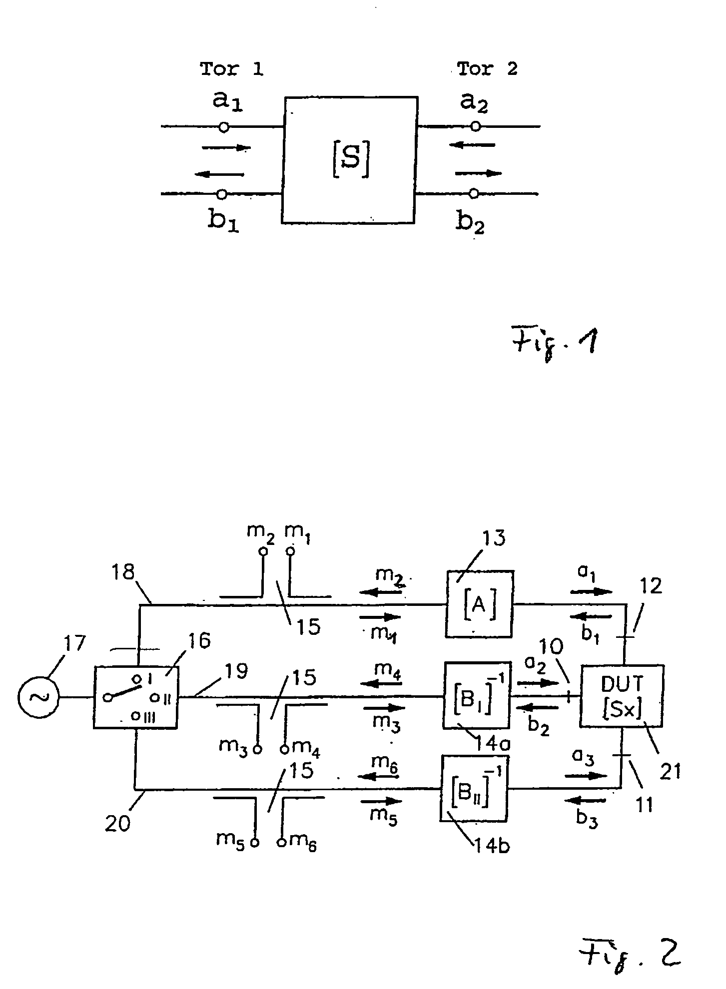 Calibration method for carrying out multiport measurements on semiconductor wafers