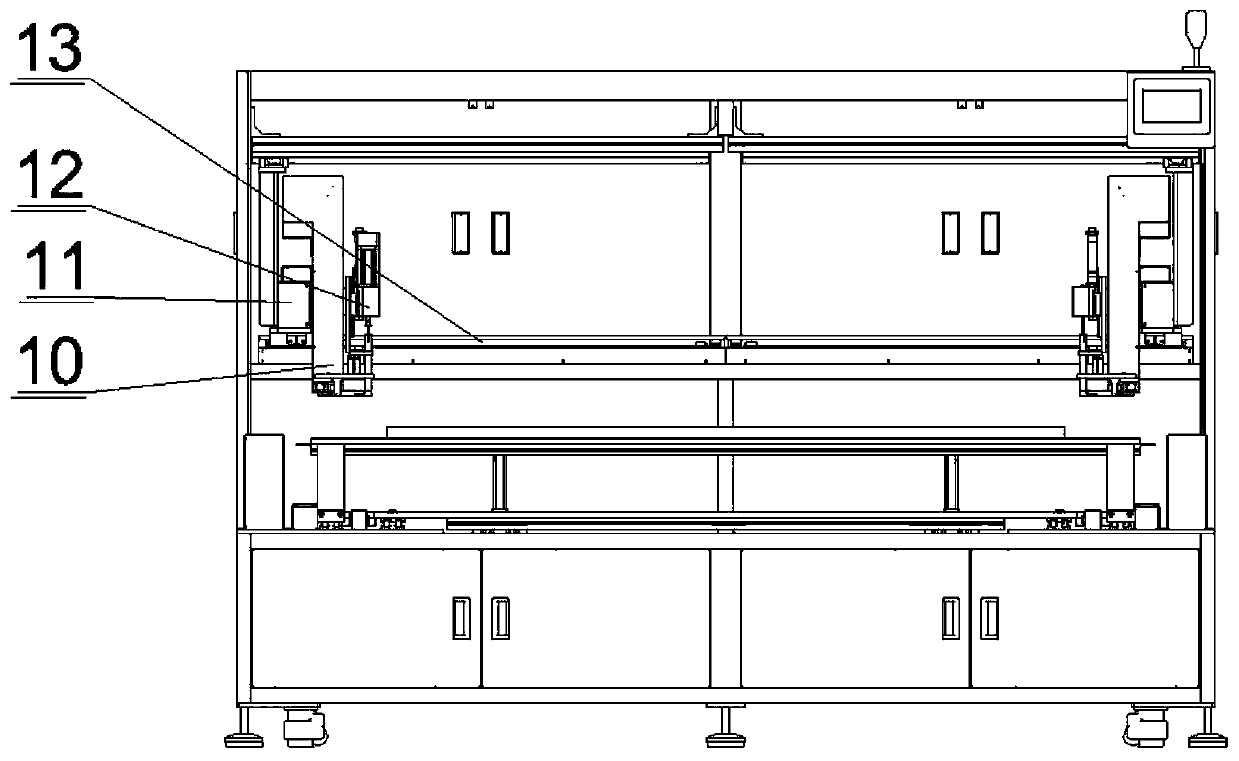 Intelligent servo screw locking equipment for clothes hanger