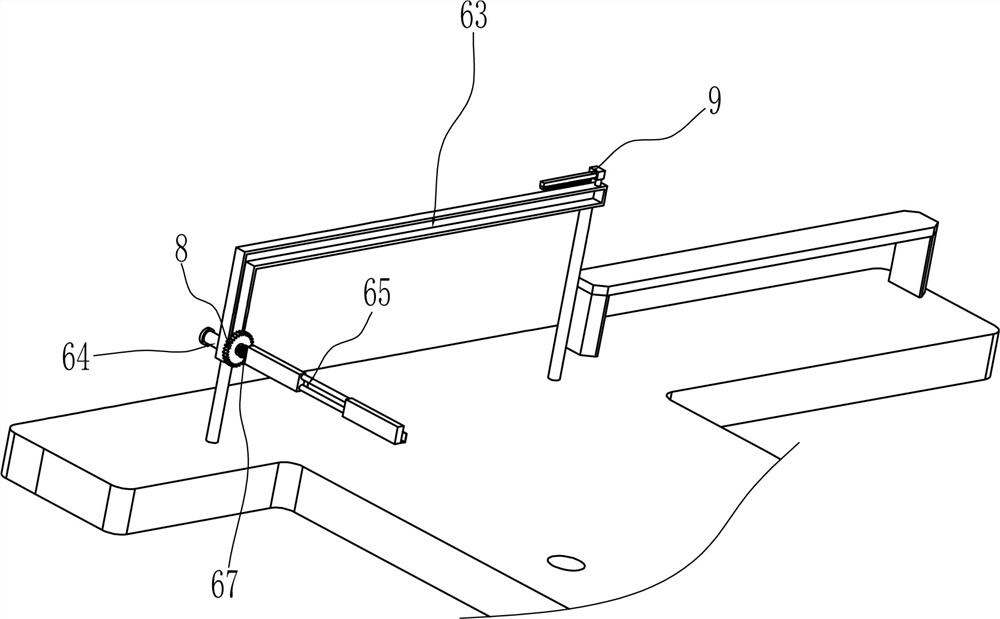 A demoulding device for smooth floor tiles for construction engineering