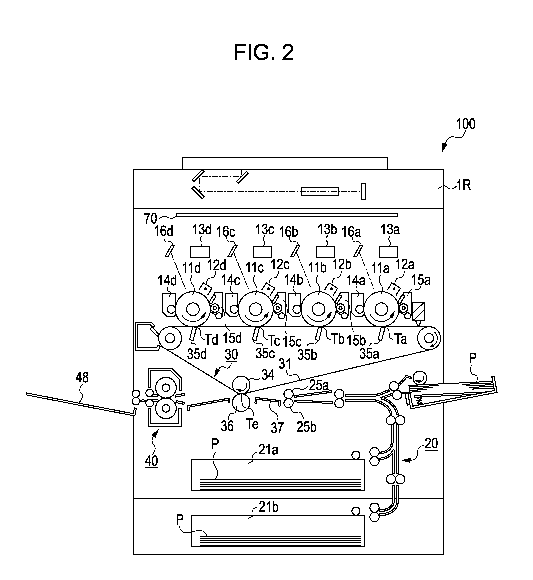 Image forming apparatus having detachable developing device