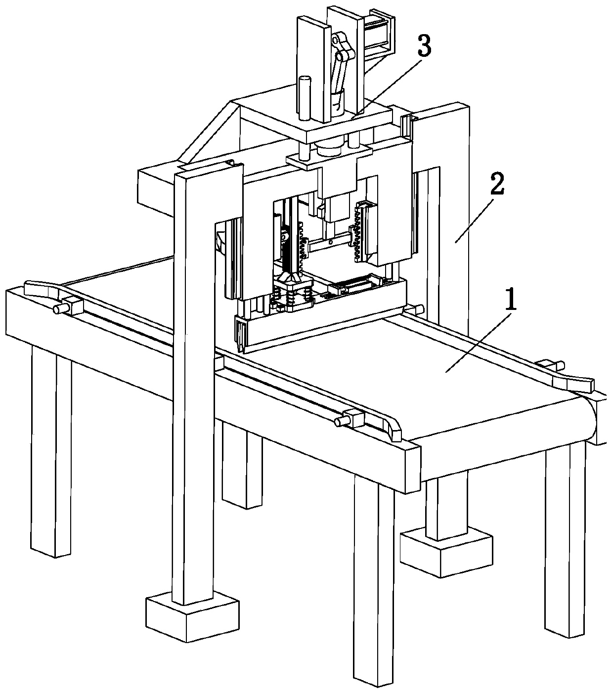 A cutting device for lace fabric