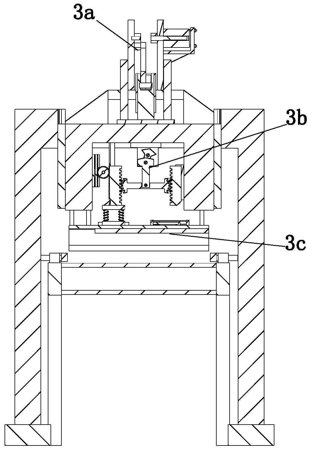 A cutting device for lace fabric