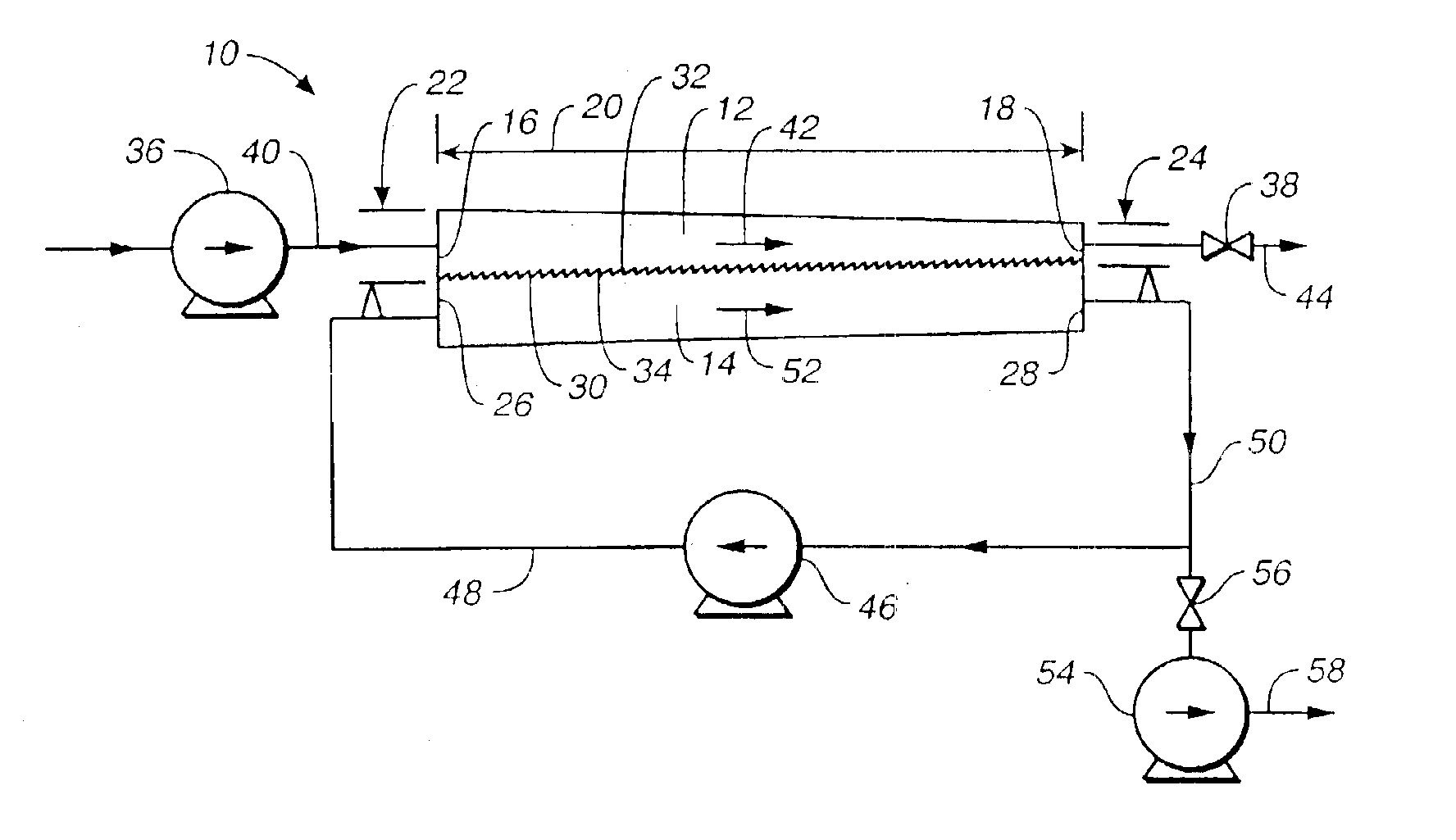 Tangential-flow filtration system