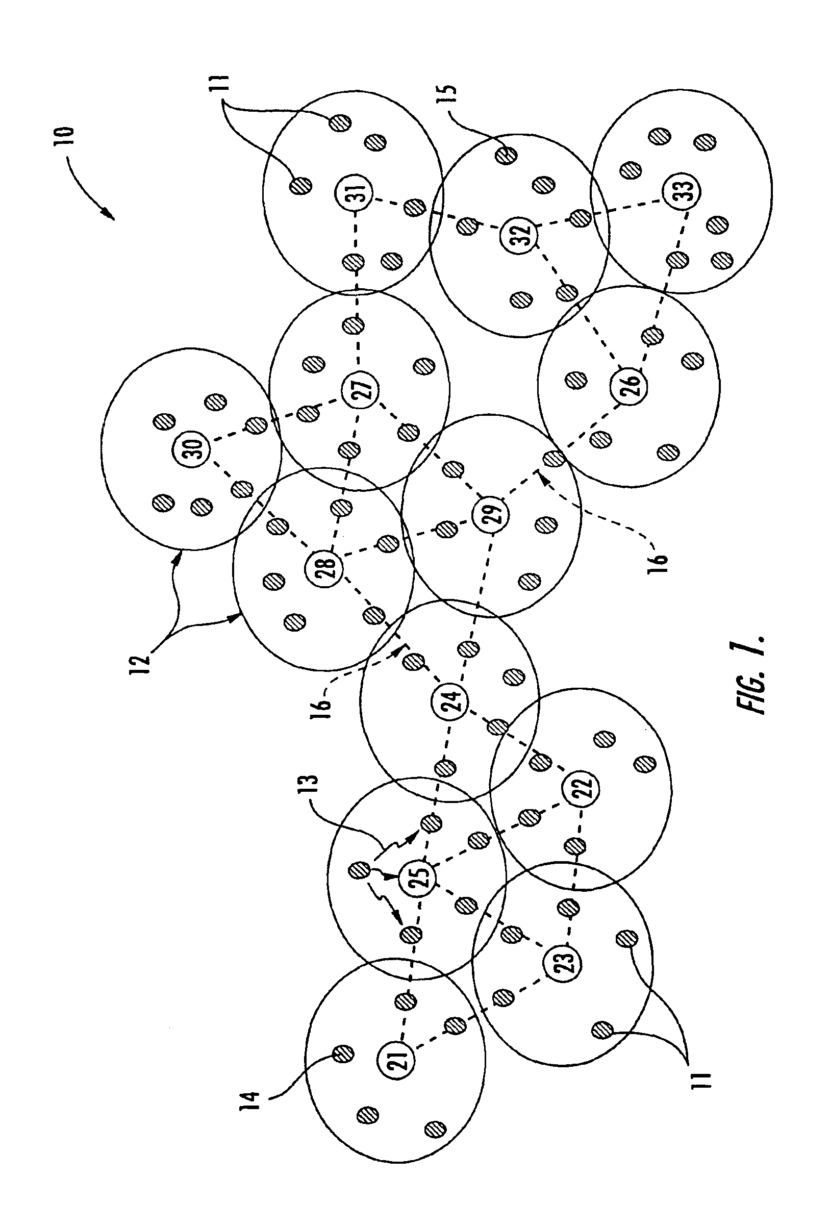 Hierarchical mobile ad-hoc network and methods for performing reactive routing therein using dynamic source routing (DSR)