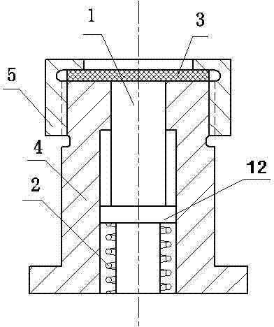 Safety device of strong impact load triggering safety case transmission mechanism