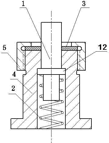 Safety device of strong impact load triggering safety case transmission mechanism