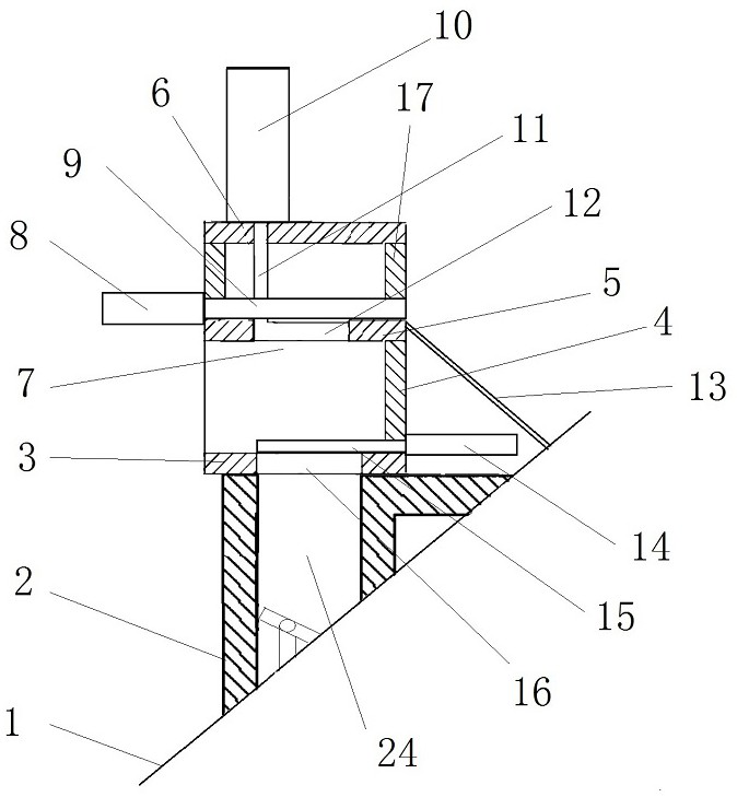 Working method of dredging robot