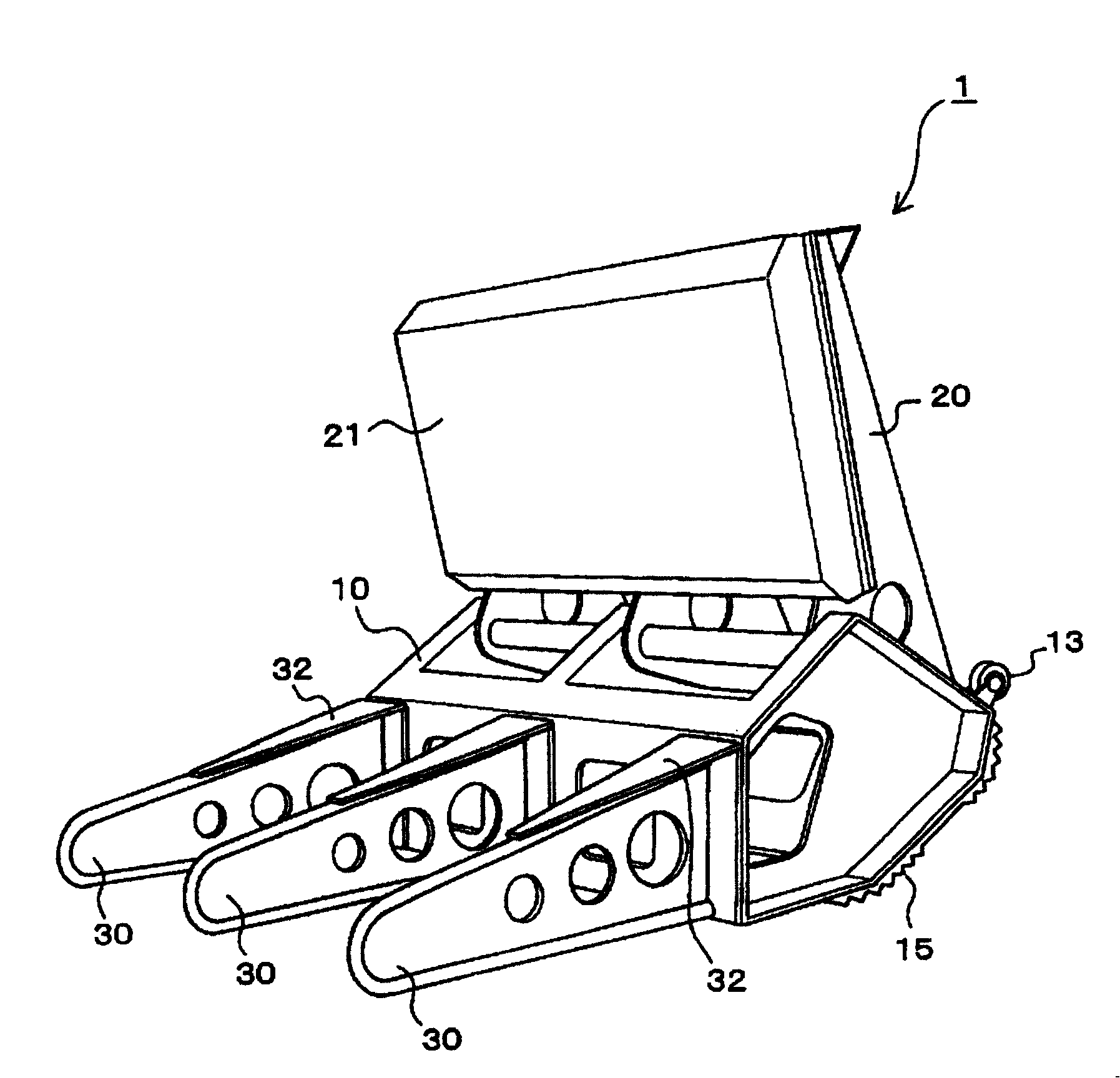 Forced stopping vehicle device and forced stopping vehicle method utilizing the same device