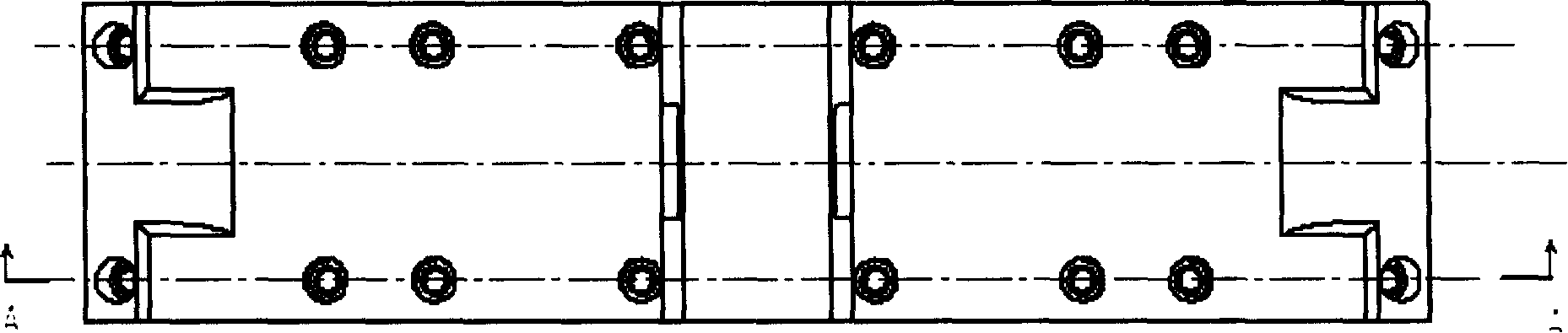 Freight car compartment powder metallurgy brake block