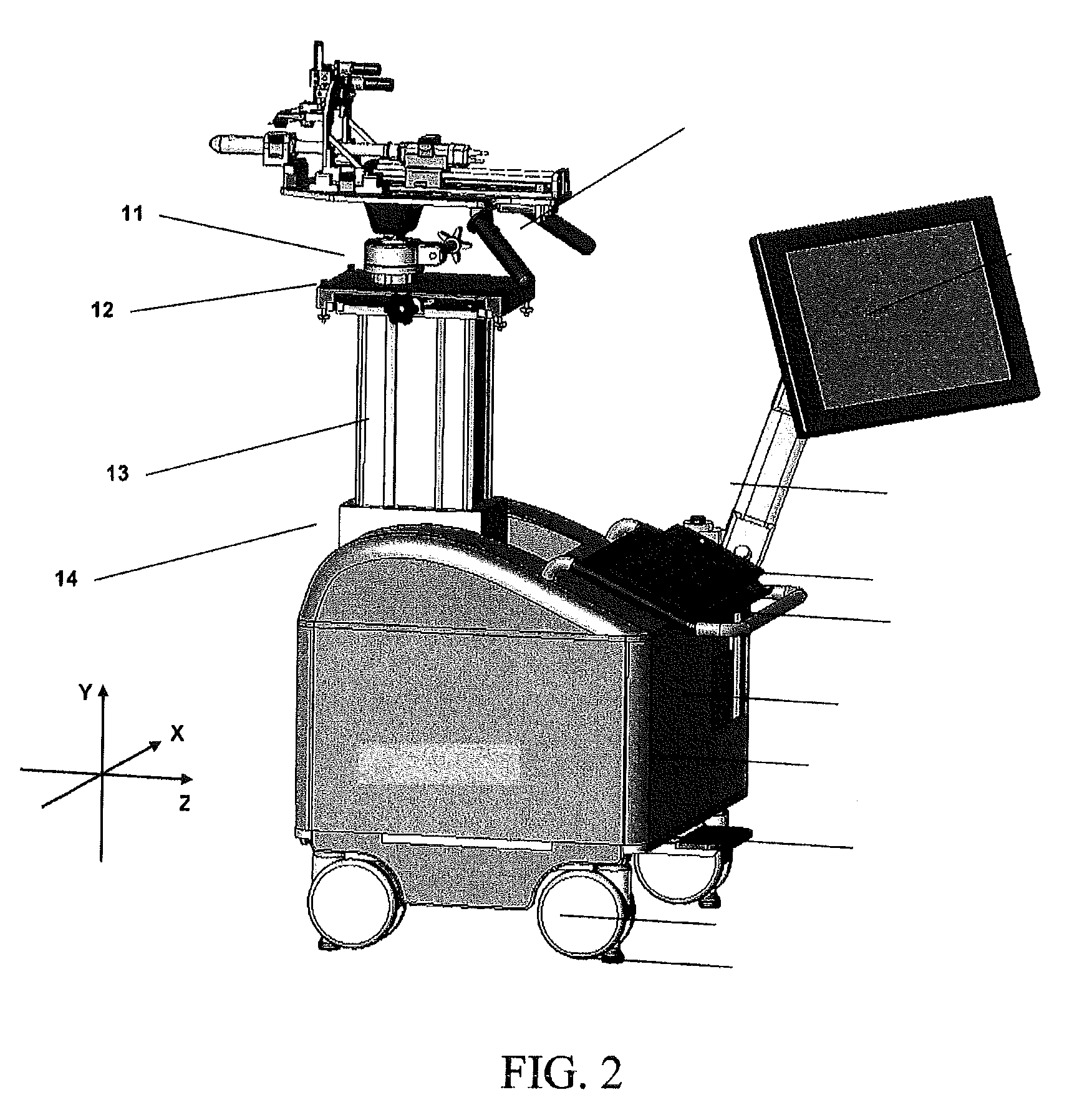 Apparatus and method for motorised placement of needle