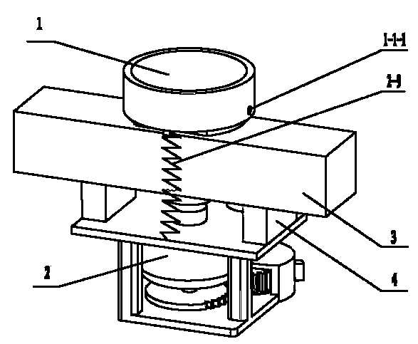 Rotary-type seal-body sealing device in self-help receipt machine
