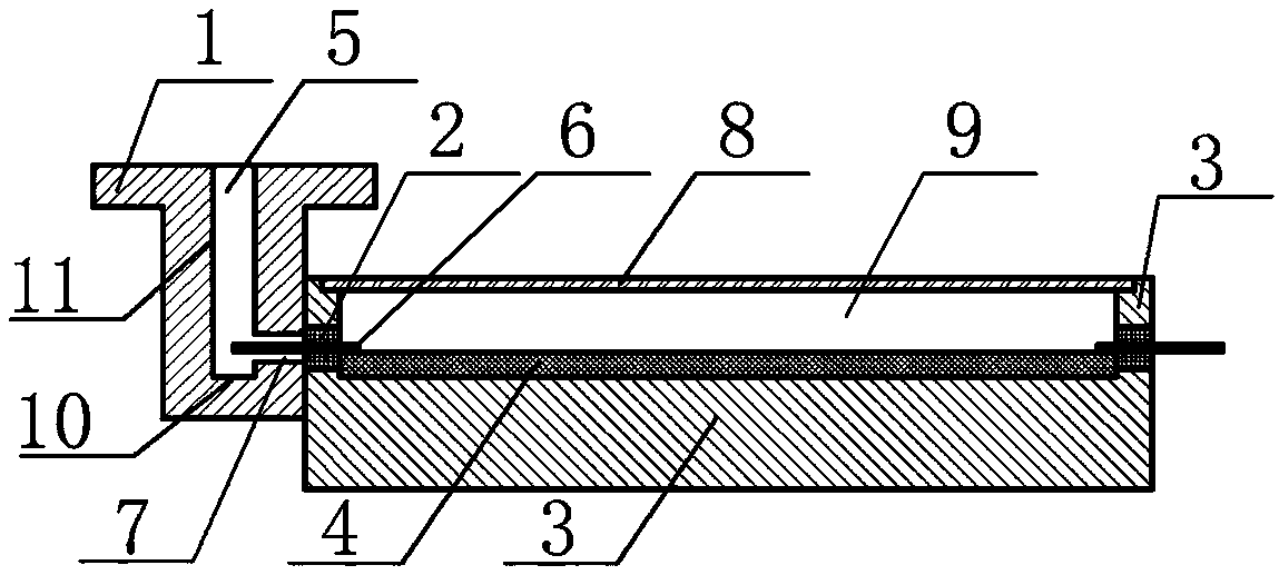 Waveguide coaxial microstrip conversion circuit
